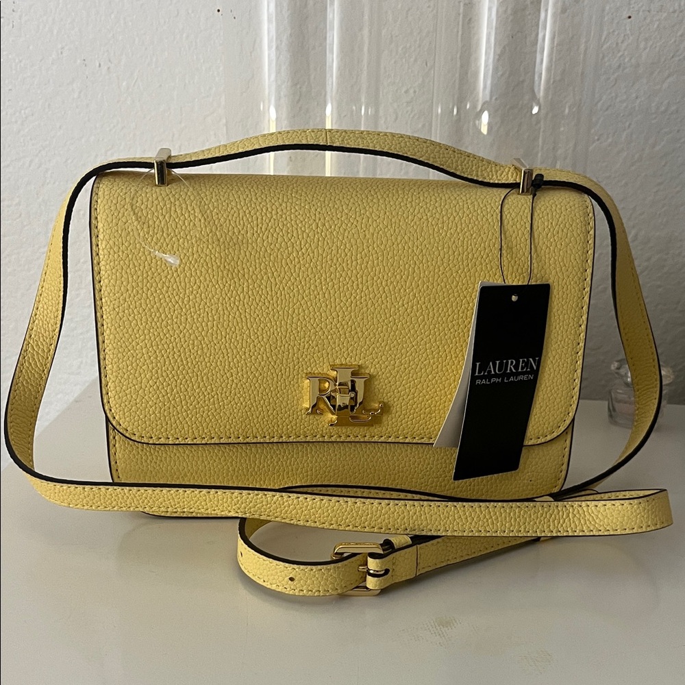 Lauren Ralph Lauren Yellow Crossbody Bag